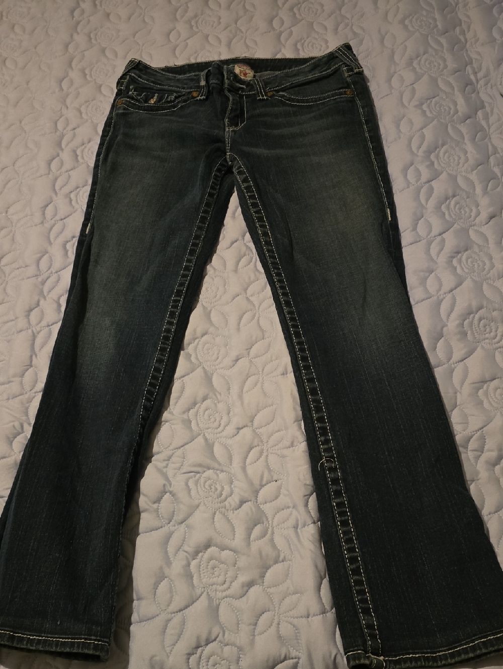 True Religion Dark Blue Flare Jeans